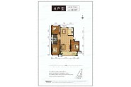 132平米H户型