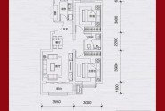 1#约89平米户型
