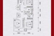 1#约103平米户型